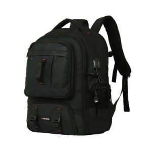 لافينتوBG841 شنطه ظهر للسفرلابتوب حجم يصل الي 15.6 - أسود L'AVVENTO (BG841) Laptop Travel Backpack fits up to 15.6" - Black