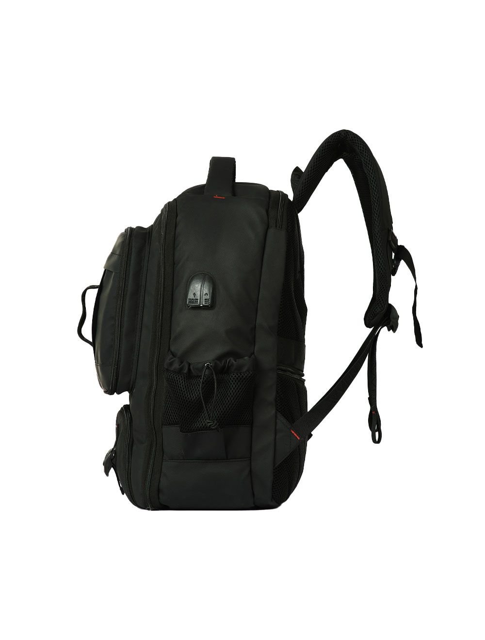 لافينتوBG841 شنطه ظهر للسفرلابتوب حجم يصل الي 15.6 - أسود L'AVVENTO (BG841) Laptop Travel Backpack fits up to 15.6" - Black - الصورة 5