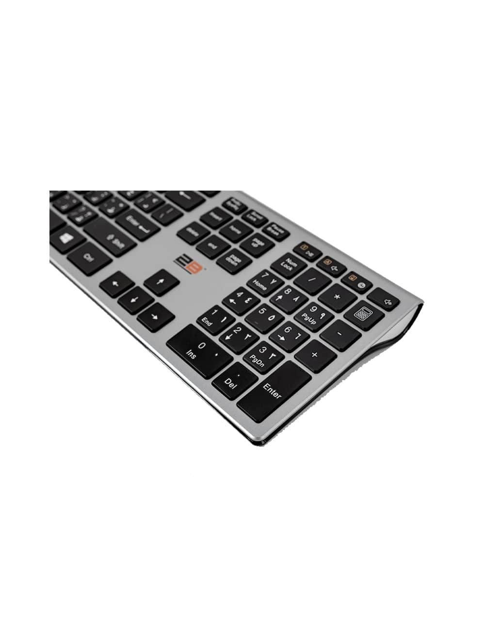 توبى (KB306) لوحة مفاتيح و ماوس لاسلكي Business Series - رمادي غامق*أسود-2B (KB306) Business Series Wireless Keyboard and Mouse Combo - Dark Gray*Black - الصورة 4
