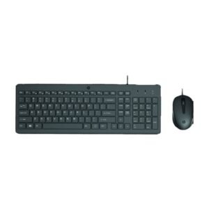 HP 150 Wired Keyboard and Mouse Black