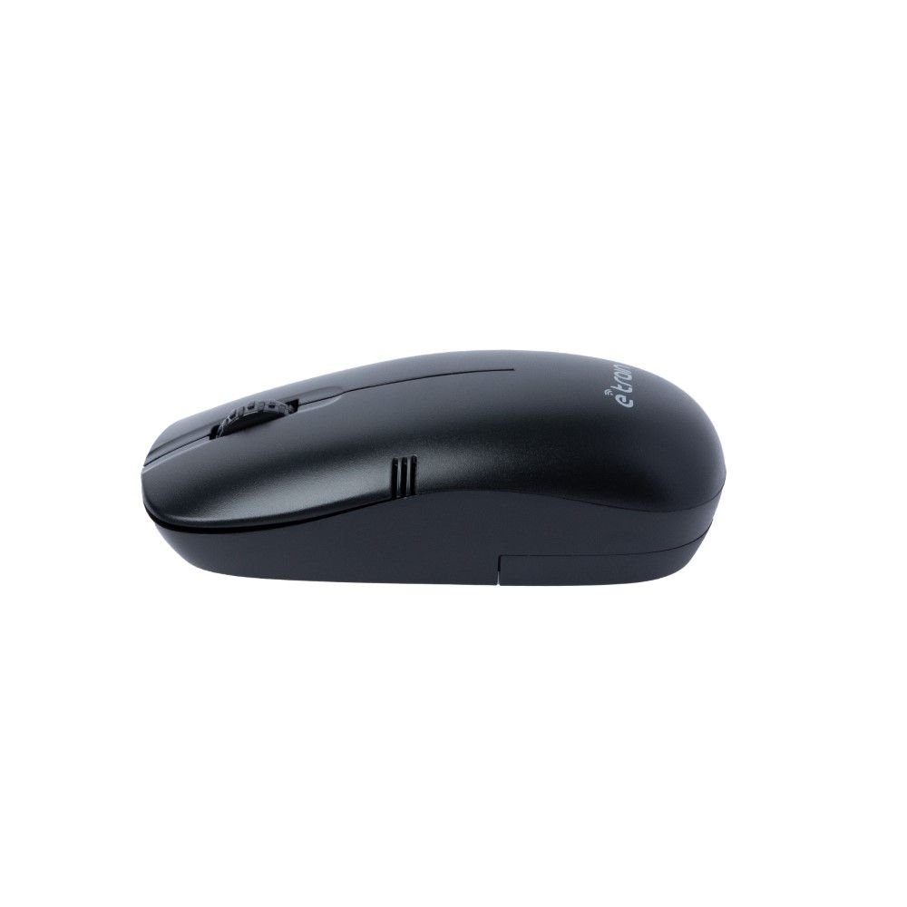 E-train (MO10B) Wireless Optical Mouse 1200DPI - Black - الصورة 3