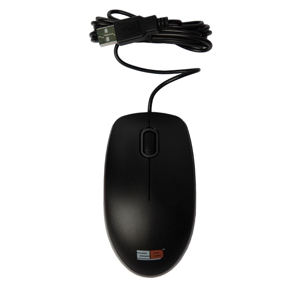 2B (MO663) Business Series Wired Mouse - 2M - Black - الصورة 4