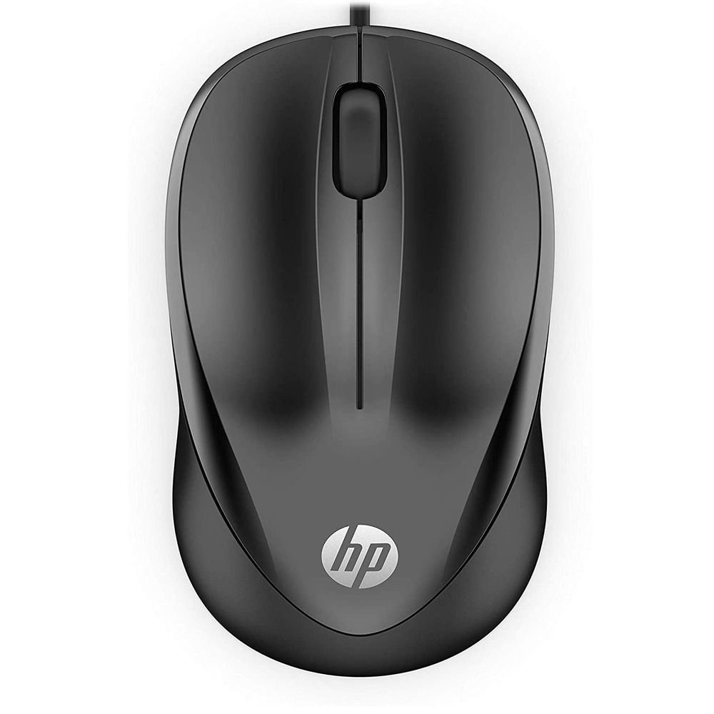 ماوس أتش بي سلكي 1000 موديل - أسود-HP Wired Mouse 1000 - Black