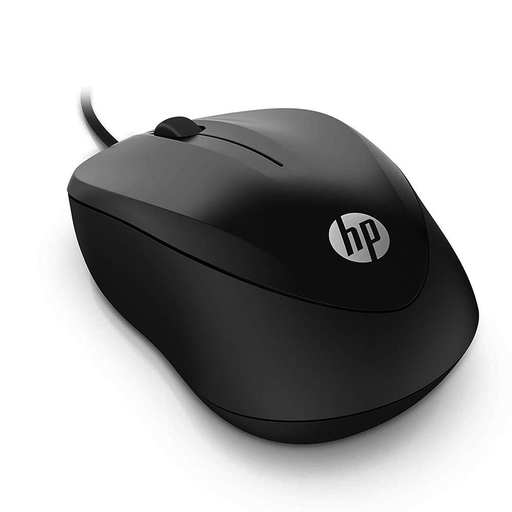  ماوس أتش بي سلكي 1000 موديل - أسود-HP Wired Mouse 1000 - Black - الصورة 2