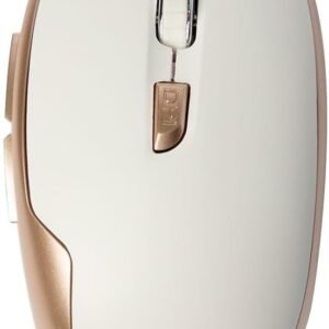 L'AVVENTO (MO34W) 2.4GHz Wireless Mouse - White*Gold
