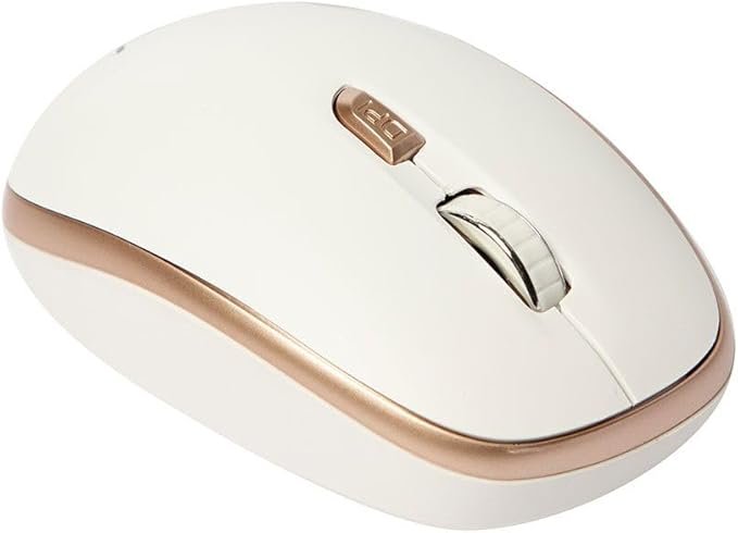 L'AVVENTO (MO34W) 2.4GHz Wireless Mouse - White*Gold - الصورة 3
