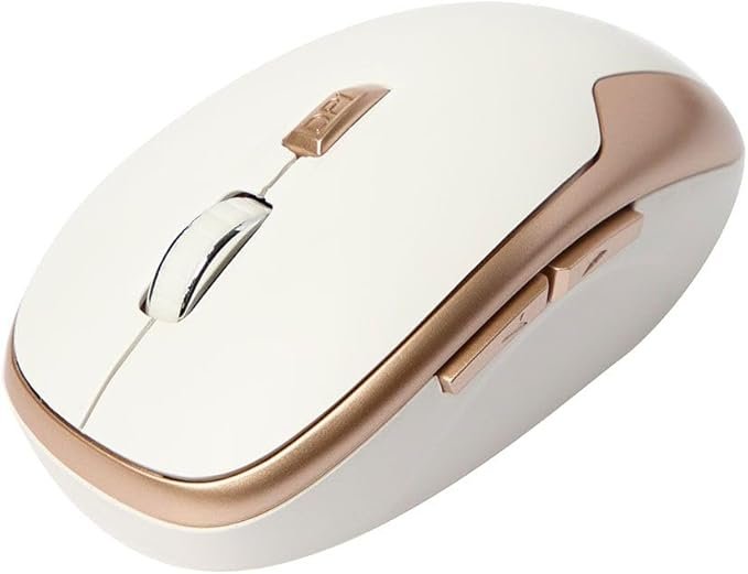 L'AVVENTO (MO34W) 2.4GHz Wireless Mouse - White*Gold - الصورة 4