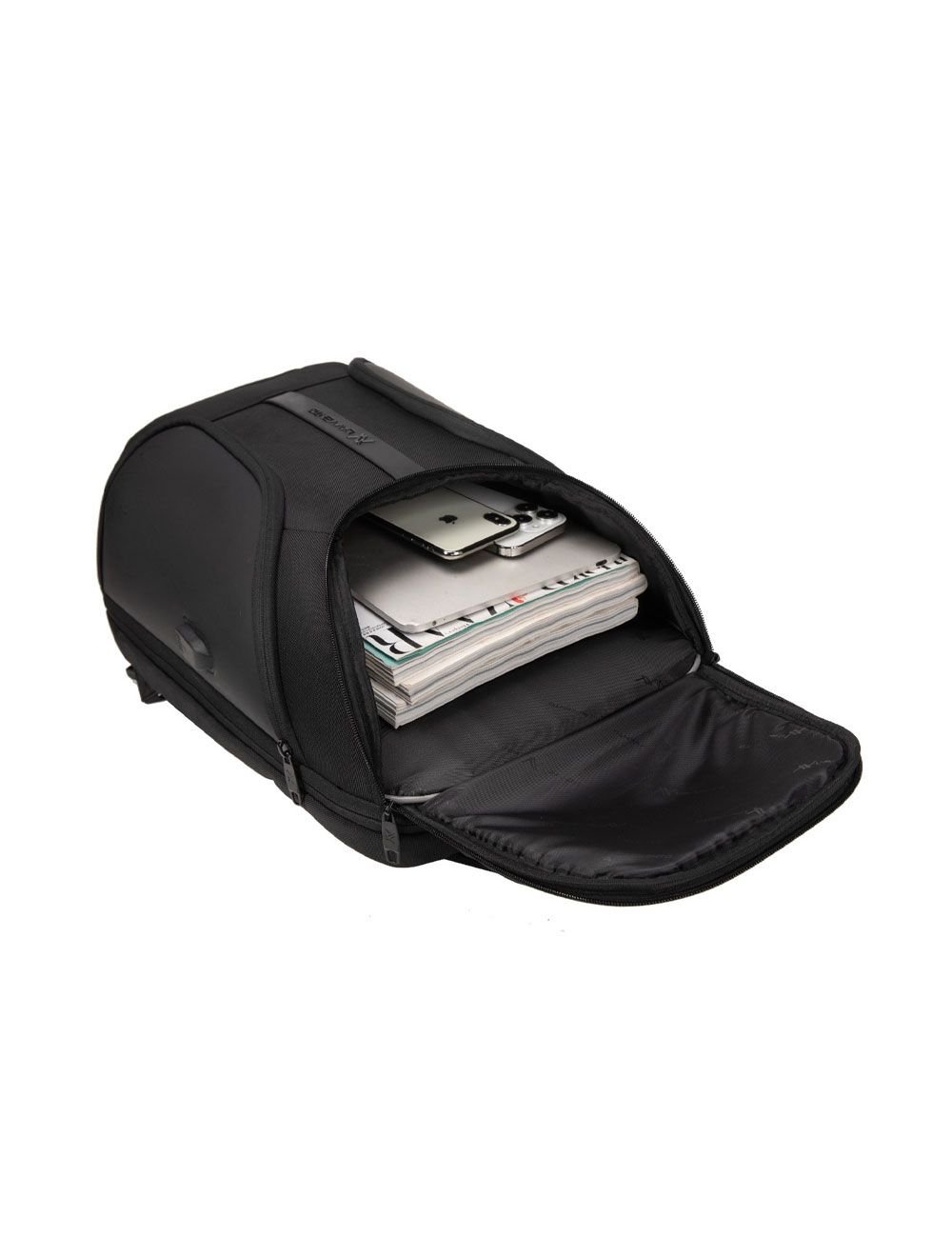 L'AVVENTO (BG944) Casual Laptop Designed For everyday Use fits up to 15.6” made by Water Resistant and anti-theft style Backpack - Black - الصورة 7