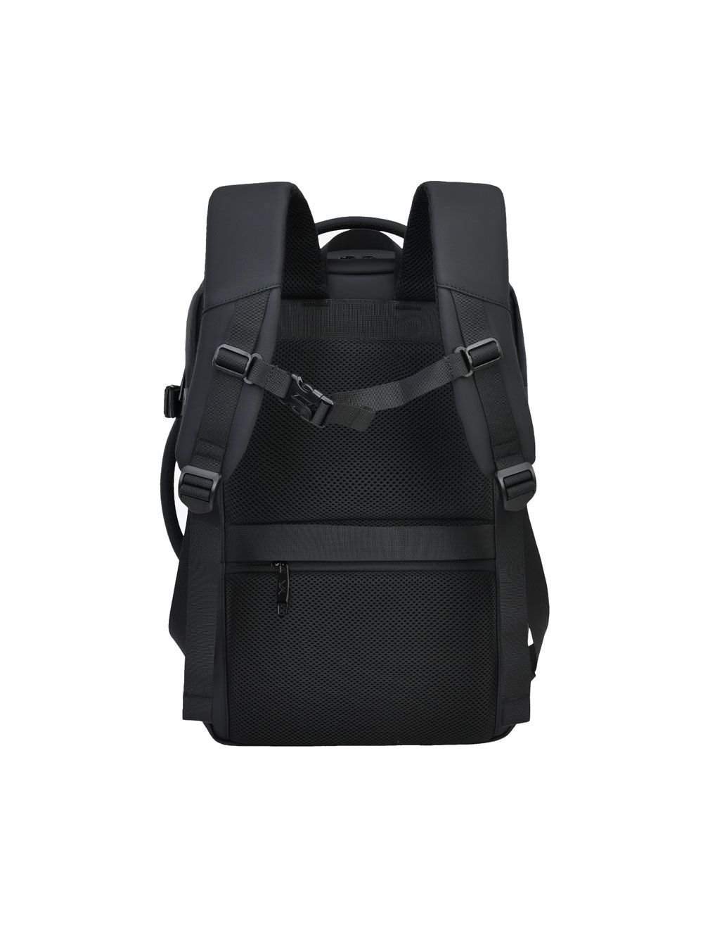 L'AVVENTO (BG937) Business & Travel Backpack Anti-Theft Backpack fit up to 15.6” High -Density Nylon Water-Resistant, Polyester - Black - الصورة 3